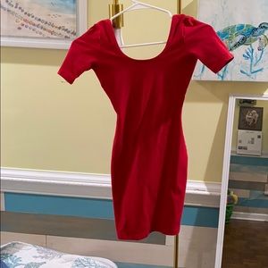 Low cut back minidress